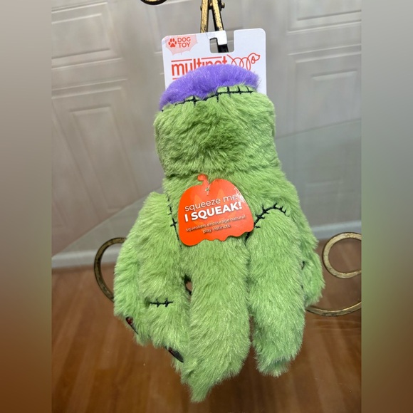 Brand New Multiple 9” Hands Dog Toy w/Squeaker Wrinkles - Picture 1 of 5
